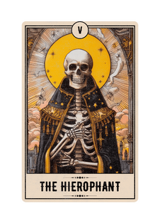 Tarot Card: Yellow Moon - 5 The Hierophant_2