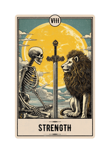 Tarot Card: Yellow Moon - 8 Strength