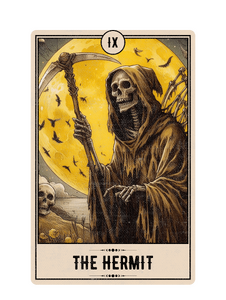 Tarot Card: Yellow Moon - 9 The Hermit_2