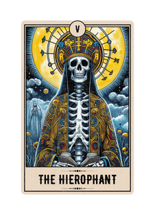 Tarot Card: Yellow Moon - 5 The Hierophant