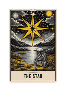 Tarot Card: Yellow Moon - 17 The Star_2