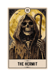 Tarot Card: Yellow Moon - 9 The Hermit