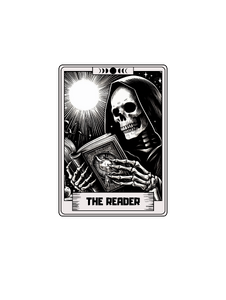 Tarot Card: B&W - The Reader