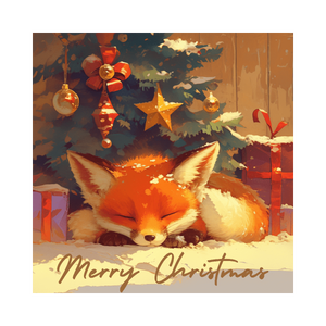 Sleepy Fox Christmas